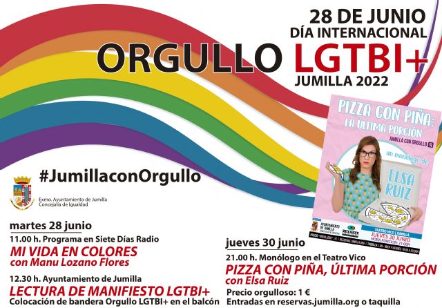 La Concejalía de Igualdad programa tres actividades para conmemorar el Día del Orgullo LGTBI+ 2022 - 2, Foto 2