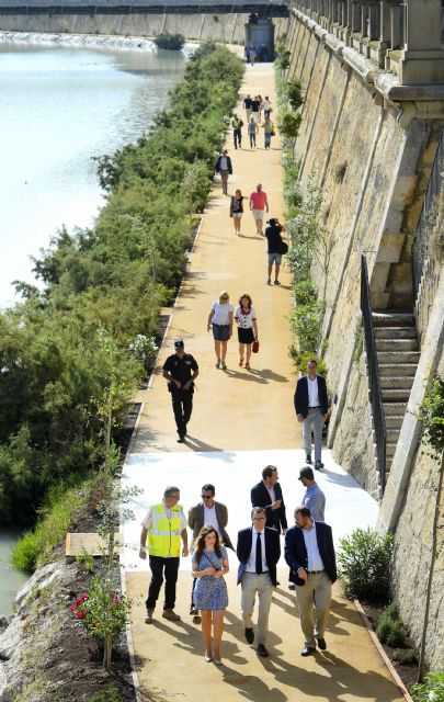 Un nuevo paseo peatonal naturalizado se abre, por primera vez, en la margen derecha de 'Murcia Río' - 3, Foto 3