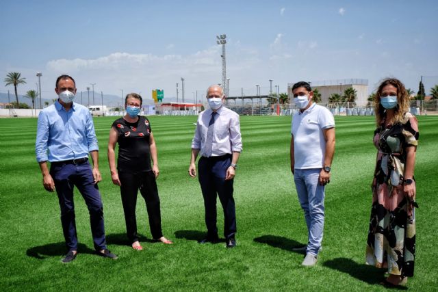 Comienza la renovación del césped del campo de fútbol municipal Onofre Fernández Verdú - 2, Foto 2