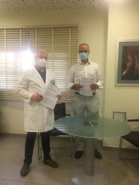 El Hospital de Molina y el Colegio Oficial de Fisioterapeutas de la Región de Murcia, juntos en por la seguridad sanitaria de los profesionales colegiados - 2, Foto 2