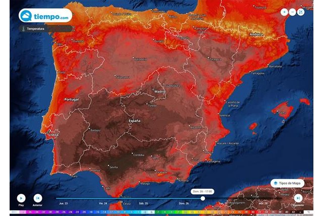 Se prevé un fin de semana sofocante, con más de 40 °C - 1, Foto 1