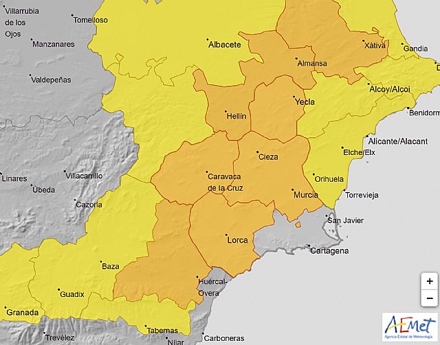 Avisos de fenómenos meteorológicos adversos para mañana sábado, 24, Foto 2