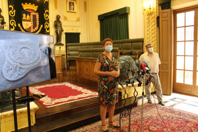 Finalizan las obras de reforma del salón de plenos, la escalera y la entrada principal del Ayuntamiento de Jumilla - 1, Foto 1