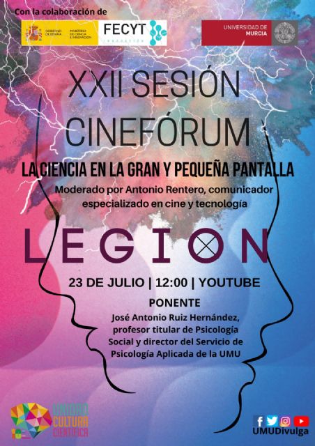 El cinefórum ´La Ciencia en la gran y la pequeña pantalla´ analiza psicosocialmente la serie Legión - 1, Foto 1