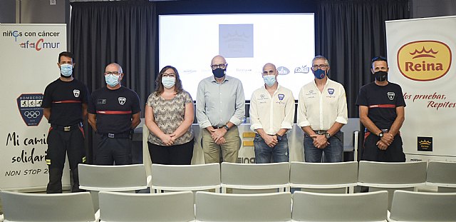 Reina colabora con la asociación AFACMUR y A.D. Bomberos CEIS Murcia en Mi camino solidario non stop - 1, Foto 1