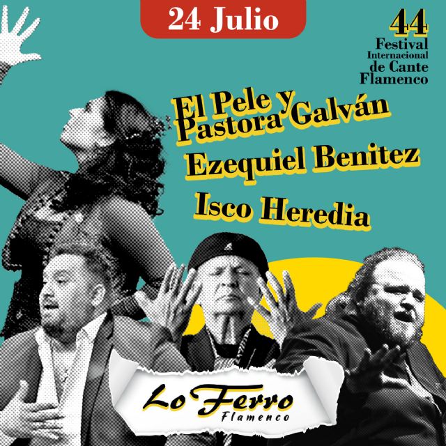 Cuarteto de ases en la noche ferreña con El Pele, Pastora Galván, Ezequiel Benítez e Isco Heredia - 2, Foto 2