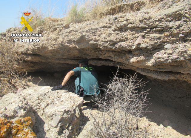 La Guardia Civil rescata a varios cachorros en una zona abrupta de Santomera - 2, Foto 2