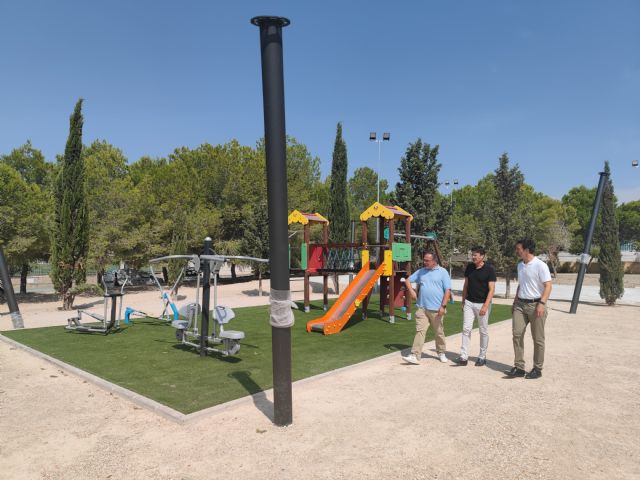 Las obras de remodelación del Parque Cayetano Espejo Balanza, en urbanización El Romeral de Molina de Segura, entran en su fase final - 1, Foto 1
