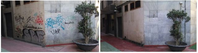 La Oficina Municipal del Grafiti ha limpiado más de 13.700 m² de superficie en el municipio - 3, Foto 3