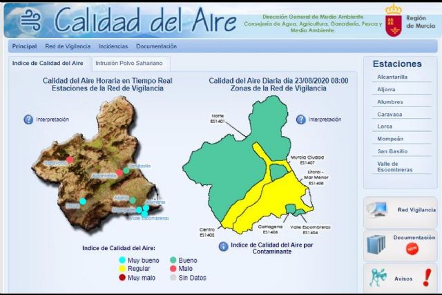 Activado nivel preventivo por partículas en suspensión en la estación de La Ajorra - 1, Foto 1