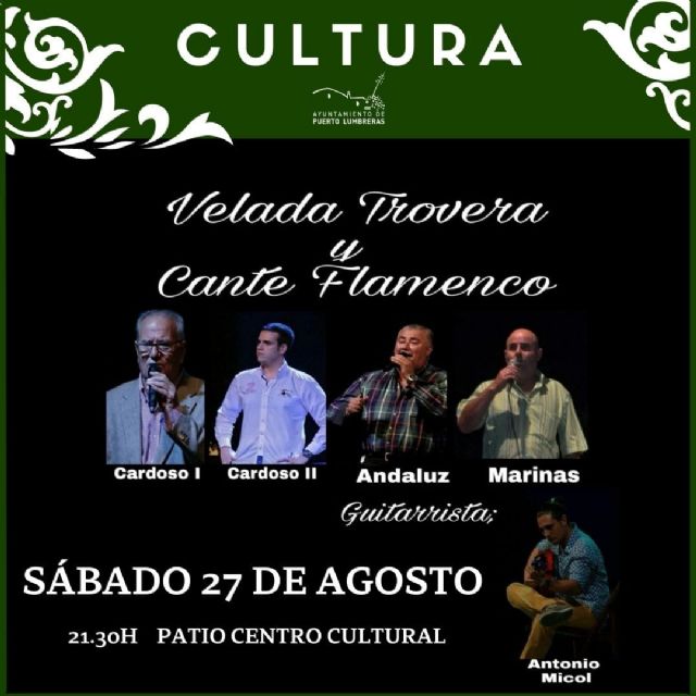 Puerto Lumbreras celebrará su tradicional Encuentro de Trovos el sábado 27 de agosto - 1, Foto 1