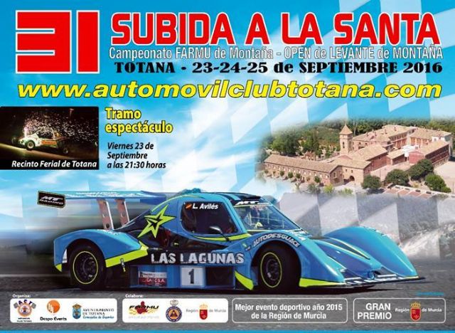 The XXXI Subida a La Santa, large automotive appointment for this weekend, scoring for the Championship and I Murcia'2016 Open Levante Mountain, Foto 1