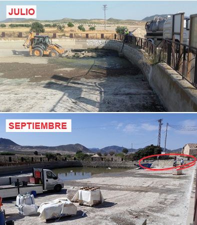 IU-Verdes denuncia la lentitud en la recuperación del embalse de la pedanía lorquina de Doña Inés - 1, Foto 1