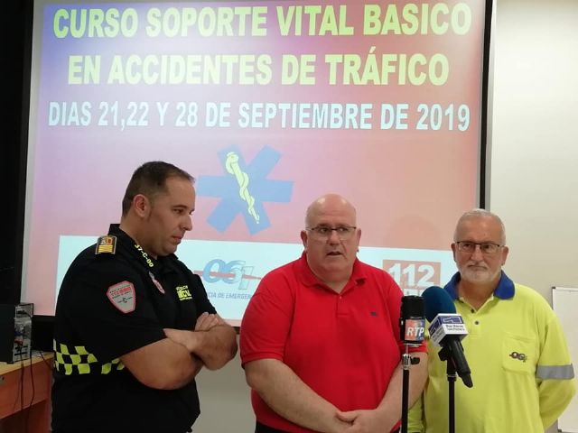 Protección Civil imparte un curso de soporte vital básico en accidentes de tráfico - 1, Foto 1