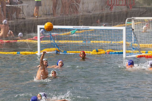El Club Waterpolo Carthago y el CW Elche se reparten los triunfos en el IV Torneo UPCT Ciudad de Cartagena - 1, Foto 1