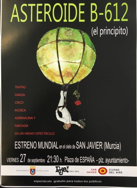 San Javier acoge el estreno mundial del nuevo espectáculo de teatro aéreo del Grupo Puja! - 2, Foto 2