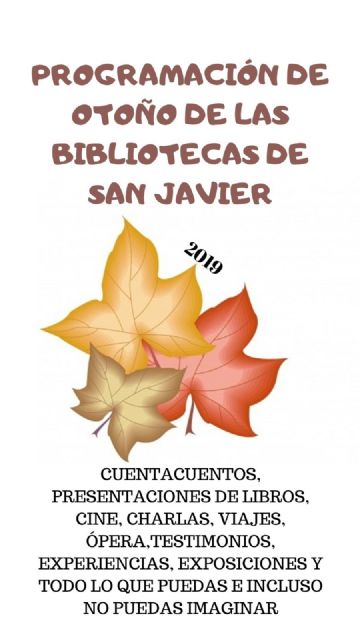 La Biblioteca de San Javier estrena temporada de otoño - 2, Foto 2