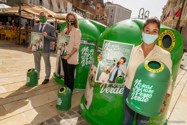 Cartagena reafirma su compromiso con el reciclaje de vidrio participando en la campaña No seas más raro que un perro verde - 3, Foto 3
