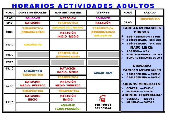 Las piscinas cubiertas municipales de Puerto Lumbreras abren de nuevo tras el verano - 2, Foto 2