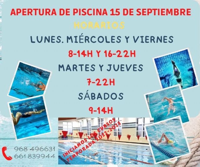 Las piscinas cubiertas municipales de Puerto Lumbreras abren de nuevo tras el verano - 3, Foto 3