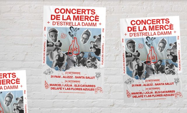 La agencia creativa FLIRT crea la campaña delos conciertos de Estrella Damm de La Mercè 2022 - 1, Foto 1