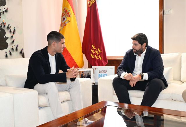 López Miras felicita a Alcaraz por su generosidad para compartir sus triunfos con la Región y lo señala como nuestro mejor embajador - 1, Foto 1