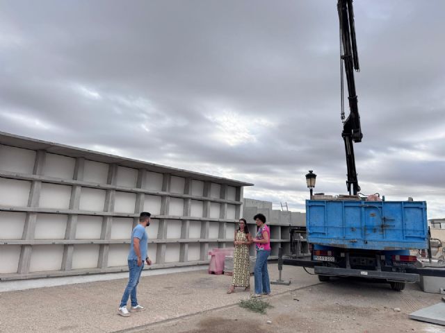 Avanza la nueva ampliación del Cementerio Municipal de San Damián  llevada a cabo por el Ayuntamiento de Puerto Lumbreras - 2, Foto 2