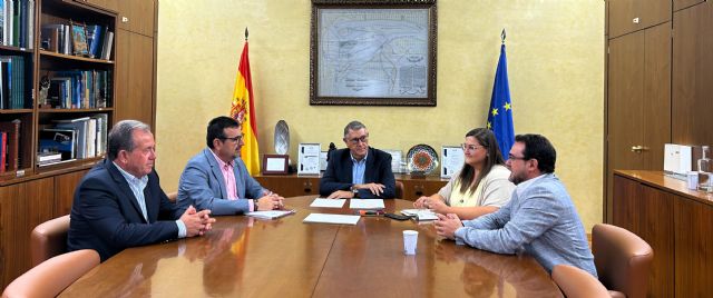 Urrea mantiene una reunión de trabajo con el alcalde de Cieza - 1, Foto 1