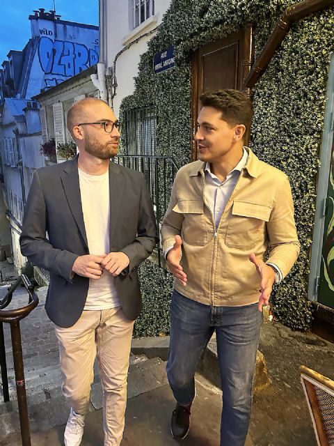 Pedro Iniesta y Juan Andrés Torres refuerzan en París la agenda común entre el socialismo murciano y parisino - 1, Foto 1