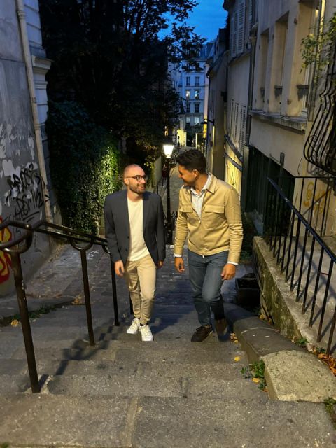 Juan Andrés Torres, Secretario General del PSOE de Águilas mantiene un encuentro con el Secretario General del PSOE de París, Pedro Iniesta, en la capital francesa - 2, Foto 2