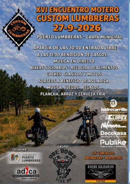 La XVI edición del Encuentro Motero 'Custom Lumbreras' tendrá lugar el próximo domingo, 27 de septiembre - 2, Foto 2