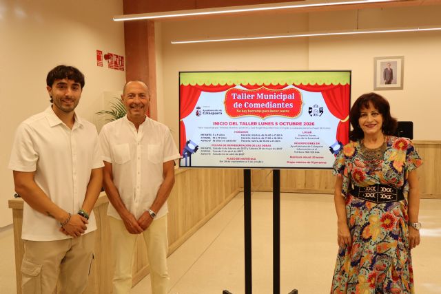 El Ayuntamiento de Calasparra abre el telón a una nueva edición del Taller Municipal de Comediantes El Ayuntamiento de Calasparra abre el telón a una nueva edición del Taller Municipal de Comediantes