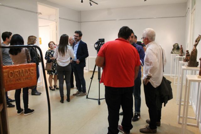 El colectivo '+Formas Arte Vivo' presenta su trabajo artístico en Bullas dentro del Plan Espacios Expositivos - 1, Foto 1