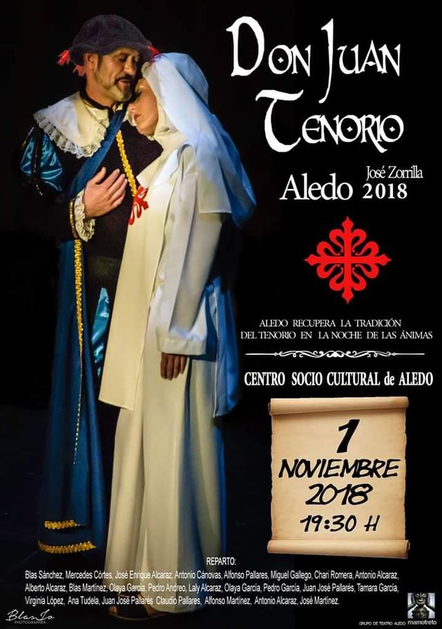 Aledo recupera la tradición del Tenorio en la noche de las Ánimas - 1, Foto 1