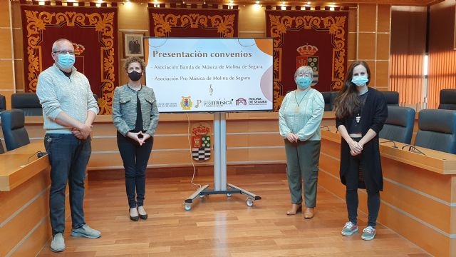 El Ayuntamiento de Molina de Segura firma un convenio de subvención nominativa con la Asociación Banda Municipal de Música para la promoción de actividades musicales - 3, Foto 3