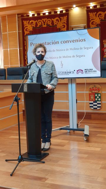 El Ayuntamiento de Molina de Segura y la Asociación Pro Música presentan el convenio firmado para la promoción de actividades musicales durante 2020 - 1, Foto 1