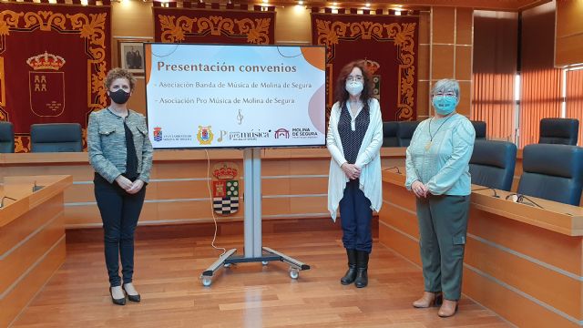 El Ayuntamiento de Molina de Segura y la Asociación Pro Música presentan el convenio firmado para la promoción de actividades musicales durante 2020 - 3, Foto 3