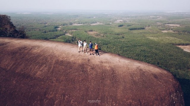 Three Whale Rock: las ballenas de piedra que nadan en una tupida selva - 1, Foto 1