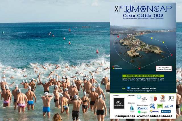 Más de 400 nadadores de toda España bordean el faro de Cabo de Palos este sábado - 1, Foto 1