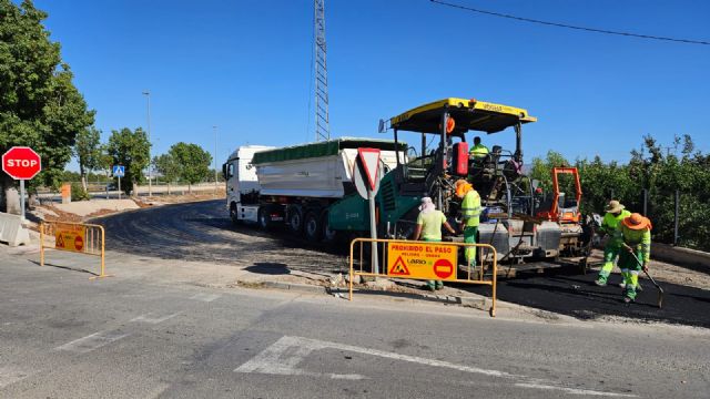 Infraestructuras concluye la renovación del firme en los caminos de servicio de la RM-11 en Lorca - 2, Foto 2