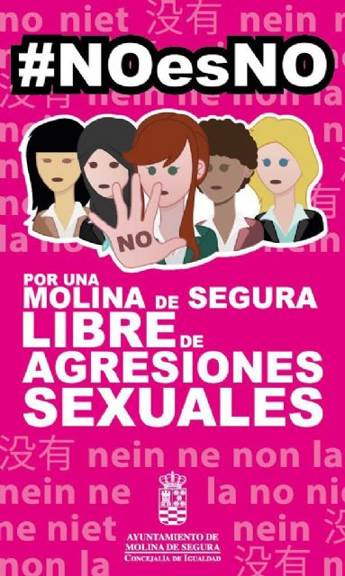El Ayuntamiento de Molina de Segura lleva a cabo la campaña #NOesNO contra las agresiones sexuales en el IES Eduardo Linares Lumeras - 1, Foto 1