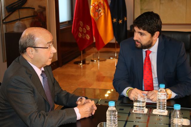 Fernando López Miras se reúne con el fundador del Grupo Industrial MTorres y presidente de la Fundación Isaac Peral - 1, Foto 1
