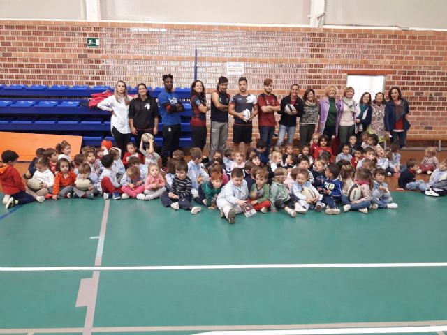 El rugby educa en valores en el CEIP Fernando Garrido - 1, Foto 1