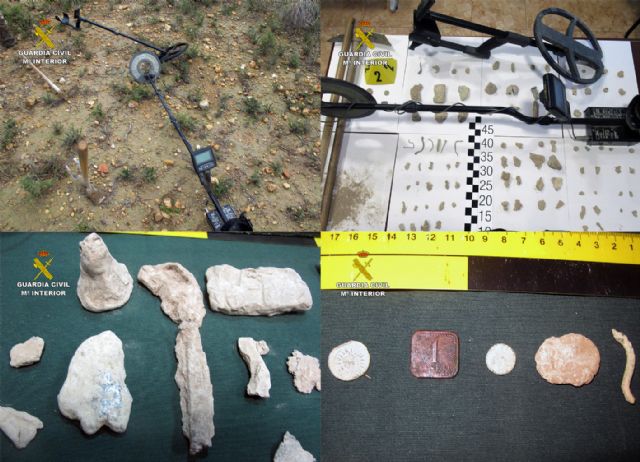 La Guardia Civil sorprende a dos presuntos expoliadores en un yacimiento arqueológico de Mula - 4, Foto 4
