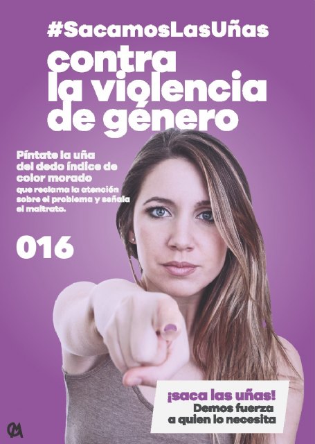 Señala el maltrato, #SacamosLasUñas contra la violencia de género - 1, Foto 1