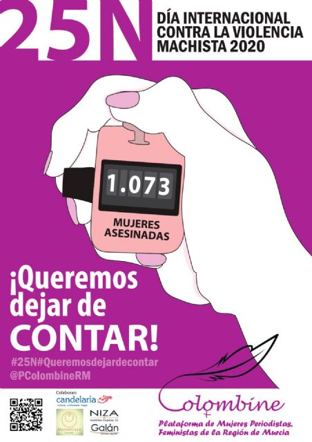 La Plataforma Colombine invita a participar en la campaña contra la violencia machista: Queremos dejar de contar - 1, Foto 1