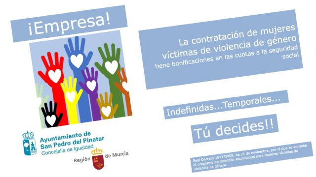 Igualdad inicia una campaña de sensibilización para la contratación de mujeres víctimas de violencia de género - 1, Foto 1