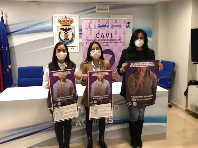El Ayuntamiento de Águilas presenta la campaña conmemorativa del Día Internacional para la Eliminación de la Violencia contra las Mujeres - 1, Foto 1