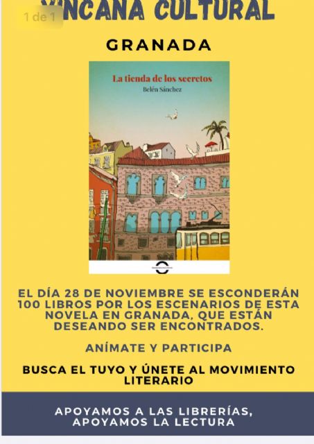 La novela La tienda de los secretos convierte Granada, escenario de la trama de la novela, en una yincana cultural - 2, Foto 2