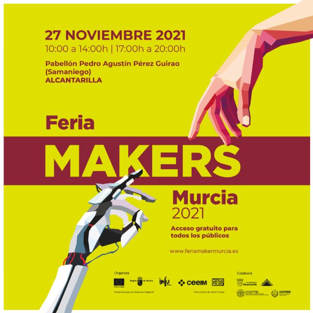 Alcantarilla acoge el sábado la Feria Makers con exposiciones y talleres de drones, impresión 3D y robótica - 1, Foto 1